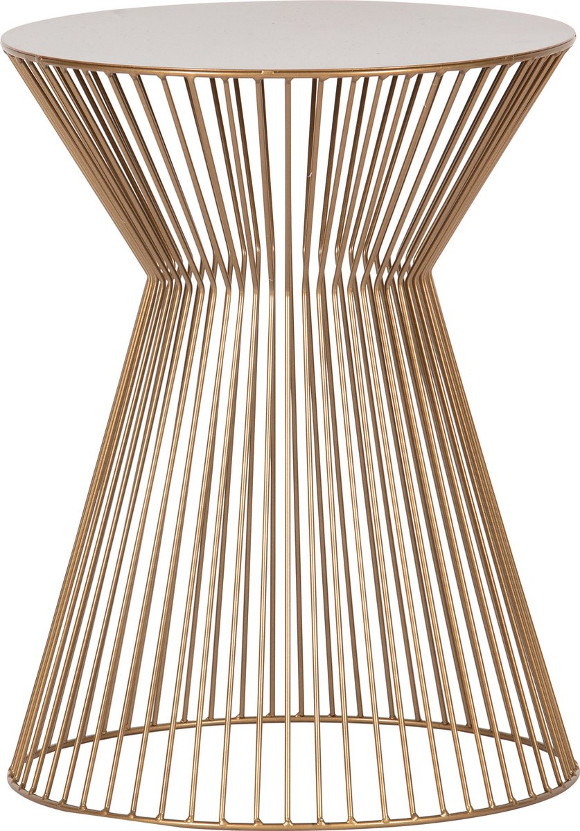 Woood Suus Beistelltisch - Metall - Gold - 46xø35