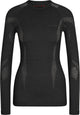 Falke Wool-Tech Longsleeve schnelltrocknendes Woll-Funktions-Langarmshirt Damen Schwarz - Größe S