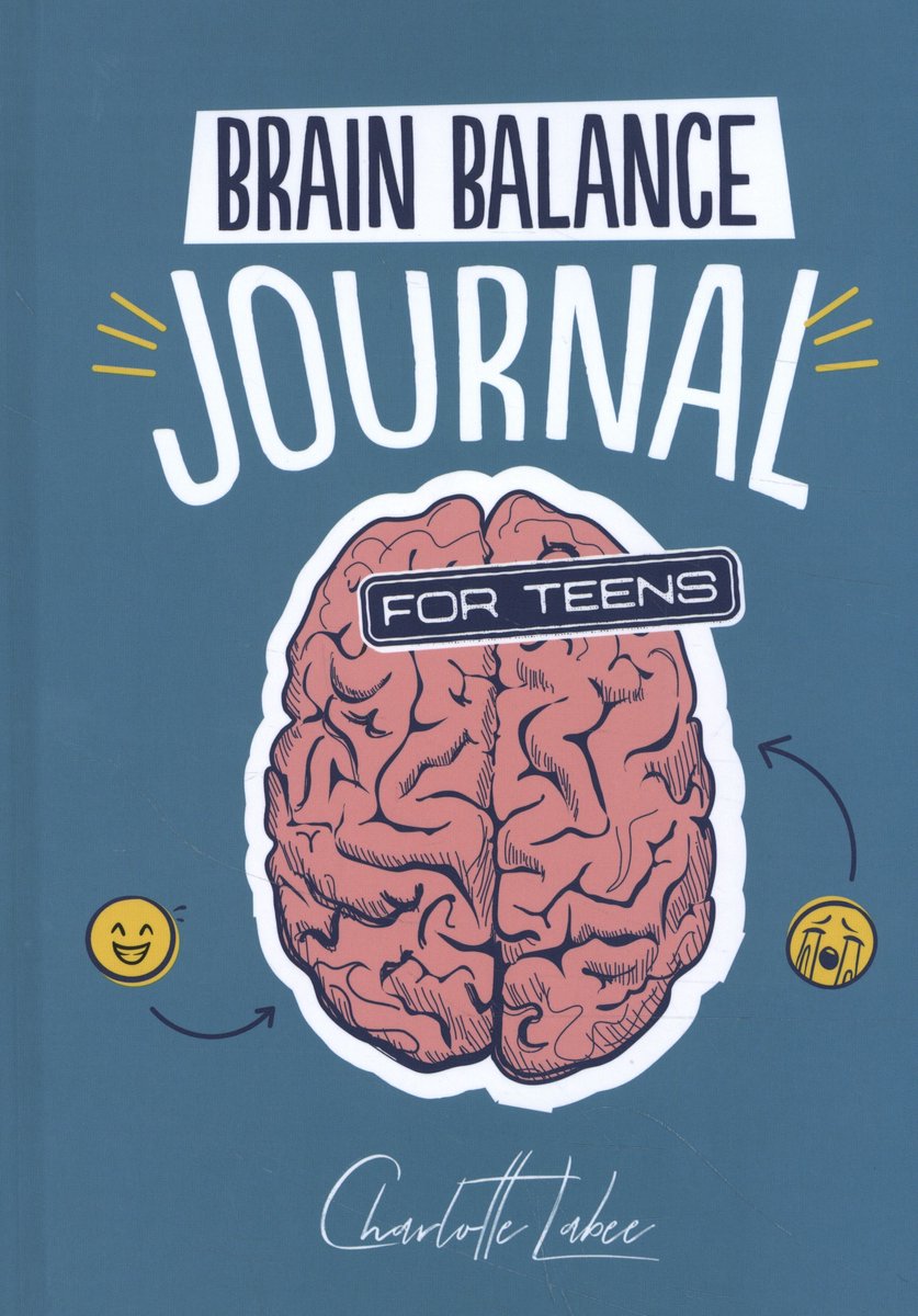 Markenloses Brain-Balance-Tagebuch für Jugendliche ohne Marke