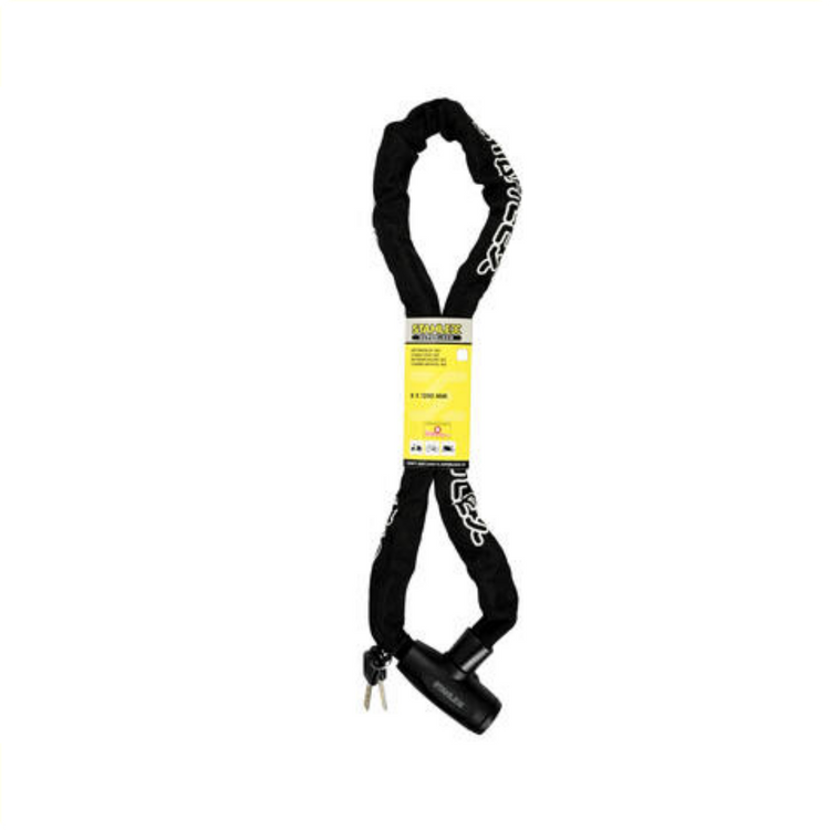 Stahlex -Kettenschloss 163 Schwarz, 8x1200 mm