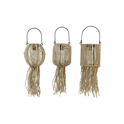 Countryfield Solar-Hängelampe Jute h15cm