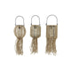 Countryfield Solar-Hängelampe Jute h15cm