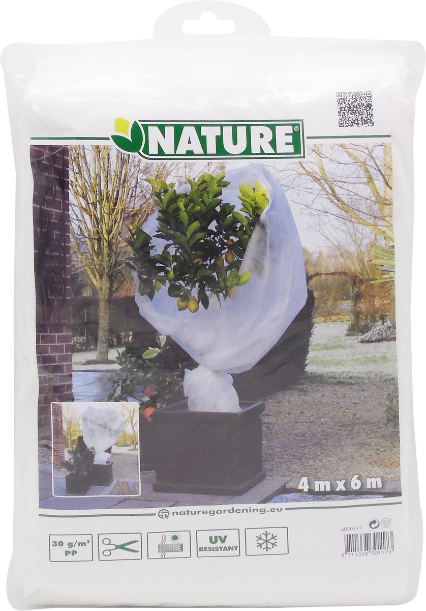 Natur Natur Winter Cover 30 g m² 4x6 m Weiß