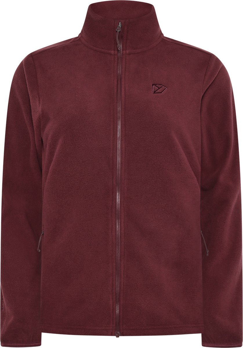 Didriksons Viona Wns FZ Outdoor-Pullover für Damen – Anemonenrot