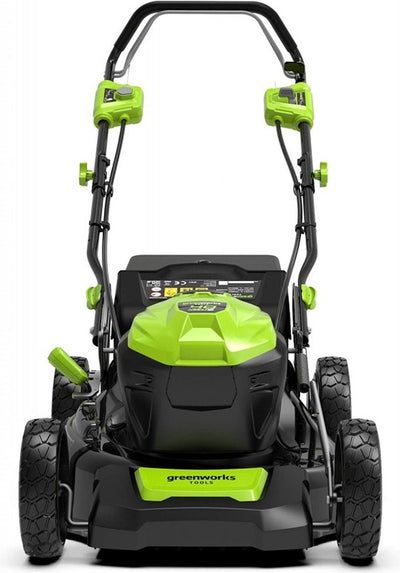 Greenworks Akku-Rasenmäher 40 Volt inkl. Akku und Ladegerät gd40lm46spk4