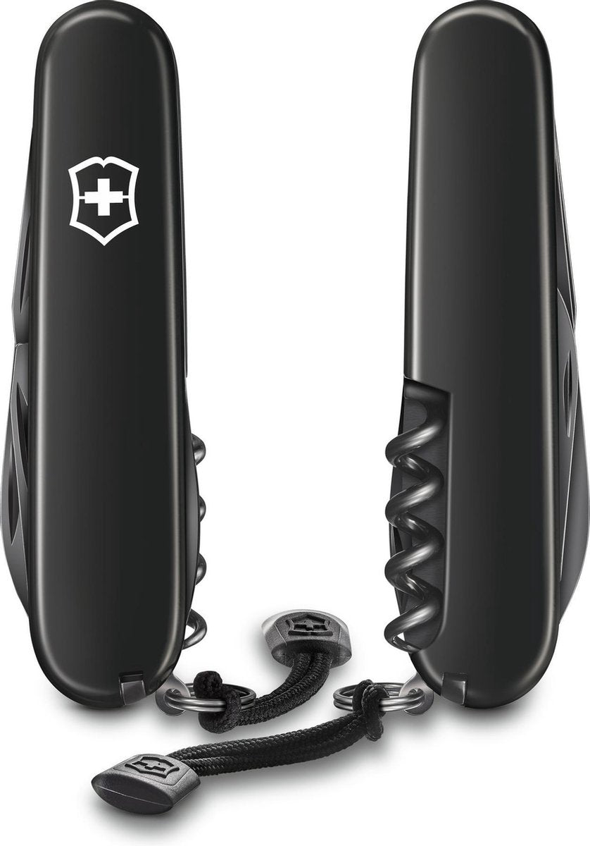Victorinox Spartan Onyx Black – Schweizer Taschenmesser – 12 Funktionen – Cellidor – Geschenkbox