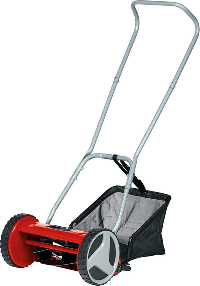 Einhell Spindelmäher GC-HM 300 – Schnittbreite: 30 cm – empfohlene Rasenfläche: bis zu 150 m² – 16 l Fangbox – Schnitthöhe: 13–37 mm
