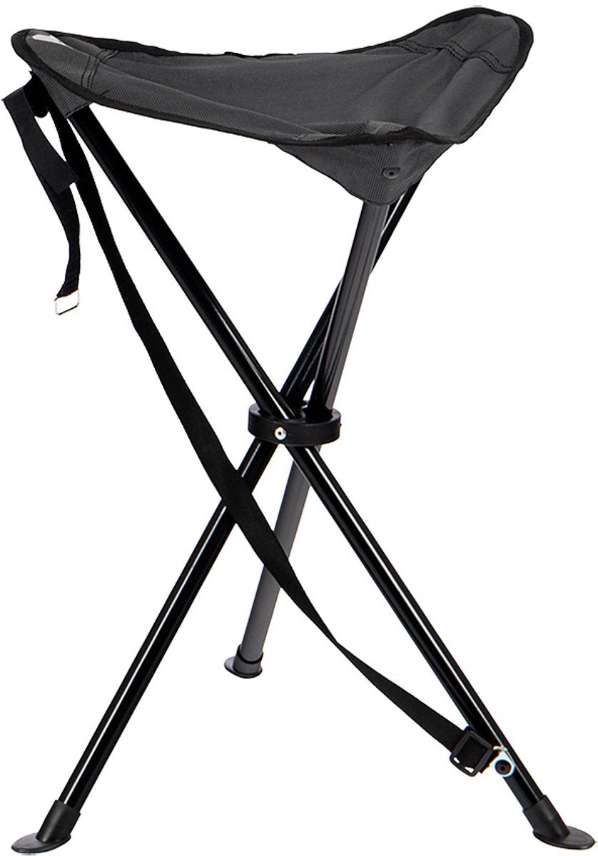 Bo-Camp – 3-beiniger Hocker – Deluxe – Anthrazit – 55 cm