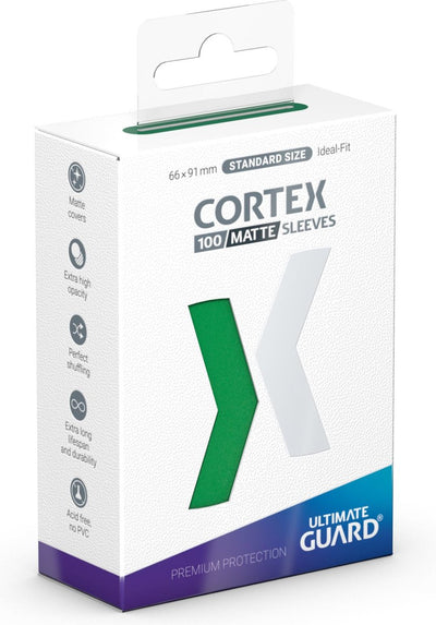Ultimate Guard Cortex Sleeves matt Standardgröße (100) – grün