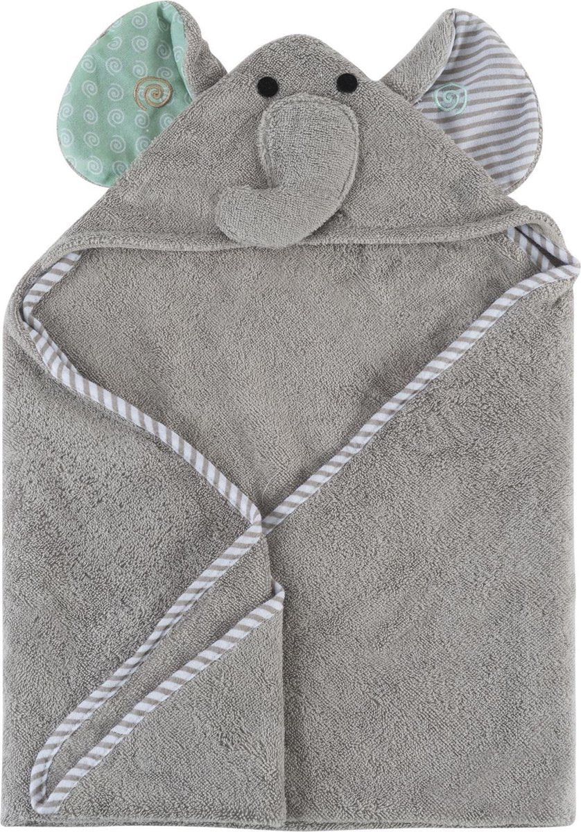 Zoocchini Baby-Badeumhang – 100 % Baumwolle – Elli der Elefant