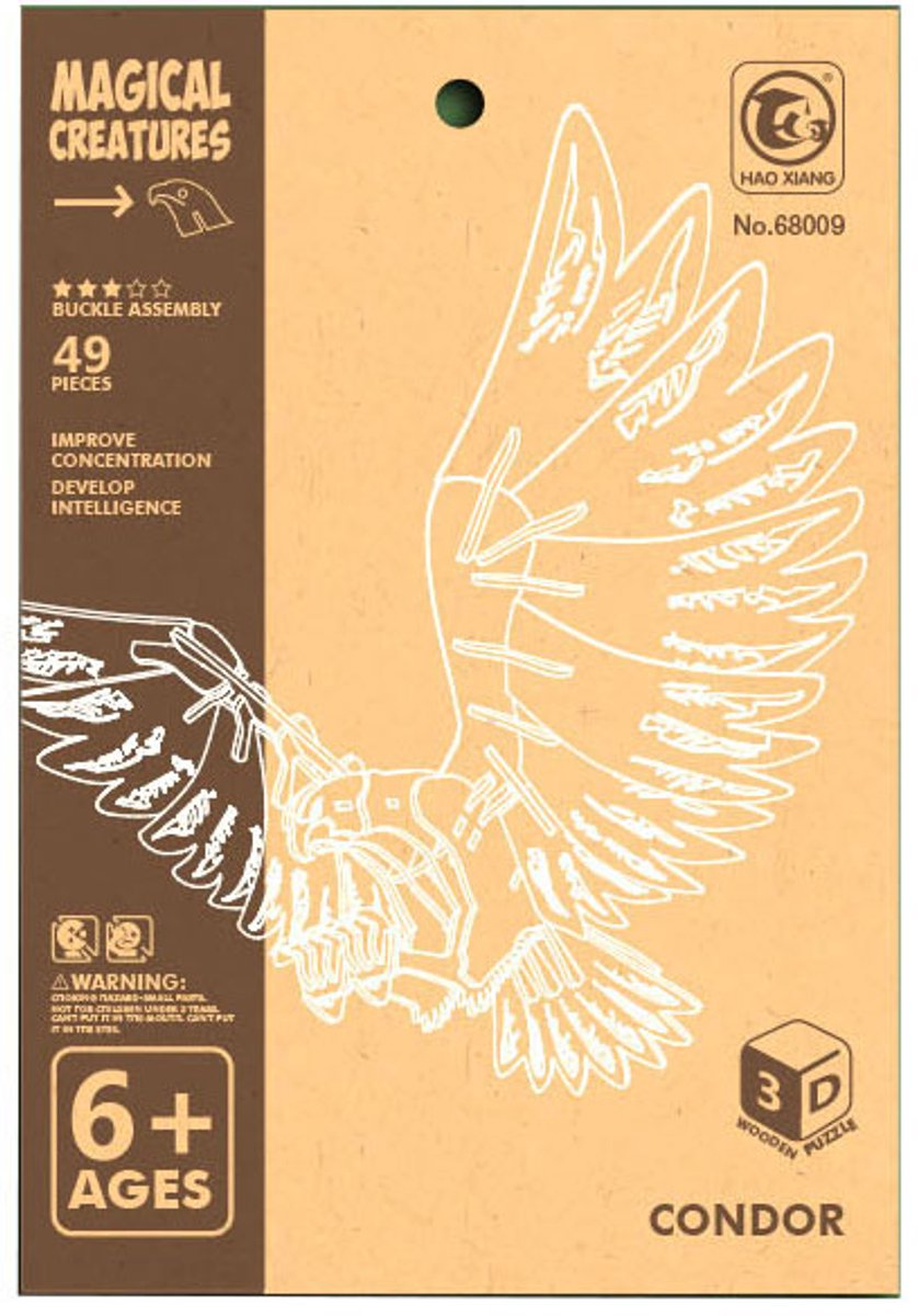 Holzbausatz 3D-Adler