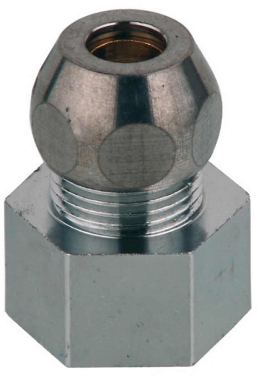 Kirchhoff MS Klemmverschraubungsnippel – Chrom – 1 2 Bi x 8 mmq