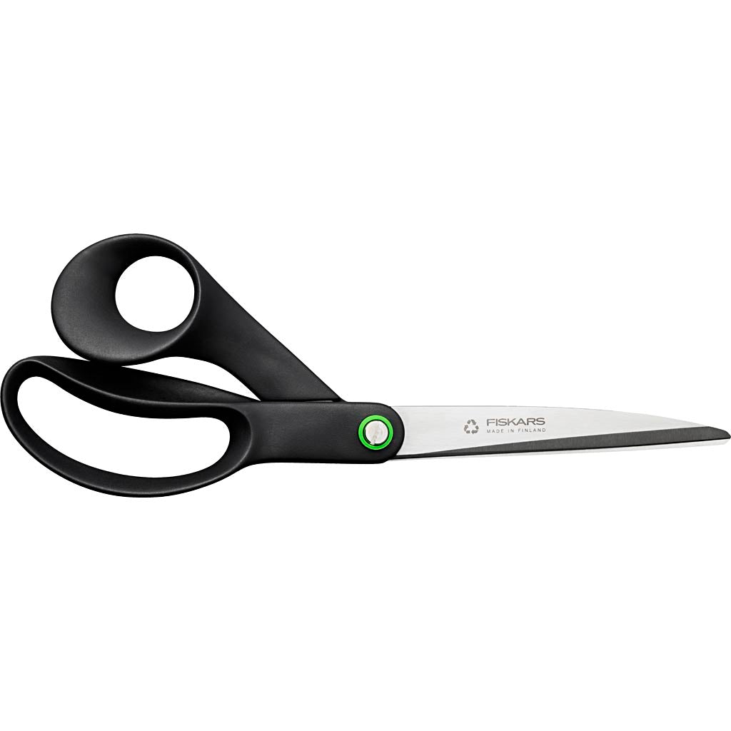 Fiskars Universalschere, L: 24 cm, Rechtshänder, schwarz, 1 Stück