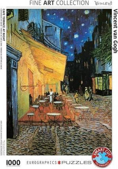Eurographics – Caféterras bij nacht – Vincent van Gogh – 1000 Stück 48×68cm (B×H) – Fine Art Legpuzzel