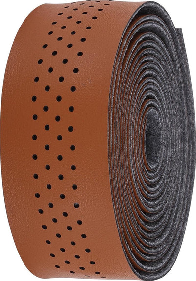 BBB Cycling Lenkerband Rennrad – selbstklebendes Mikrofaser-Lenkerband – Länge: 200 cm – Dicke: 2 mm – inklusive Lenkerkappen – Cognacbraun – Speedribbon BHT-12