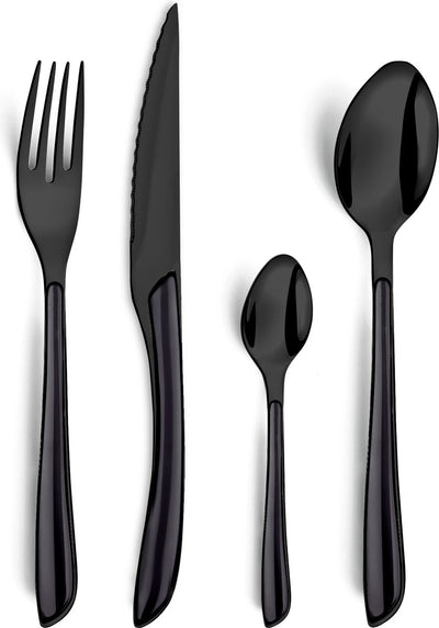 AMEFA Besteck Set Lumino 6 -Stück schwarz