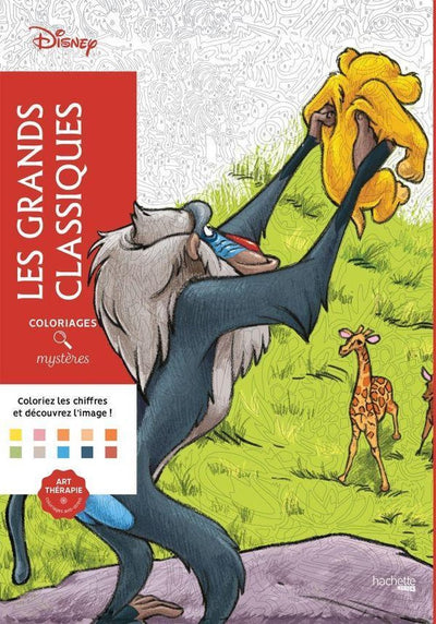 Hachette Disney Les Grands Classiques 1 – Malbuch für Erwachsene