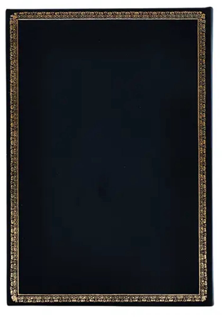 Paperblanks Black Edition Black Edition Hardcover-Tagebücher, Midi-liniert, Gummiband, 144 Seiten, 120 g/m²