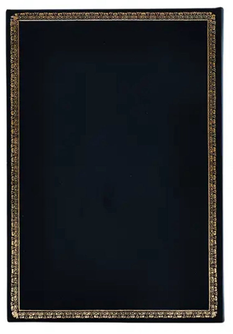 Paperblanks Black Edition Black Edition Hardcover-Tagebücher, Midi-liniert, Gummiband, 144 Seiten, 120 g/m²