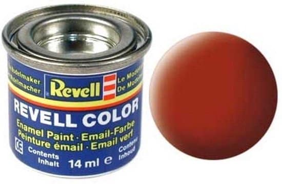Revell Farbe für Modellgebäude Nummer 83 rostbraune Matte