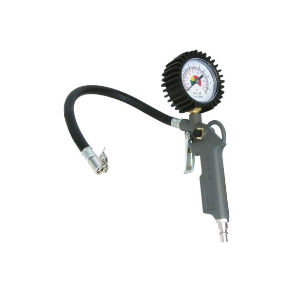 Carpoint -Reifenpumpe mit einem Manometer