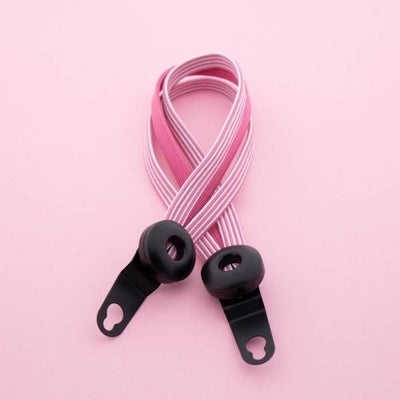 Qibbel Widk Snelbinder Explorer 16 schwarze Klammern rosa weiß