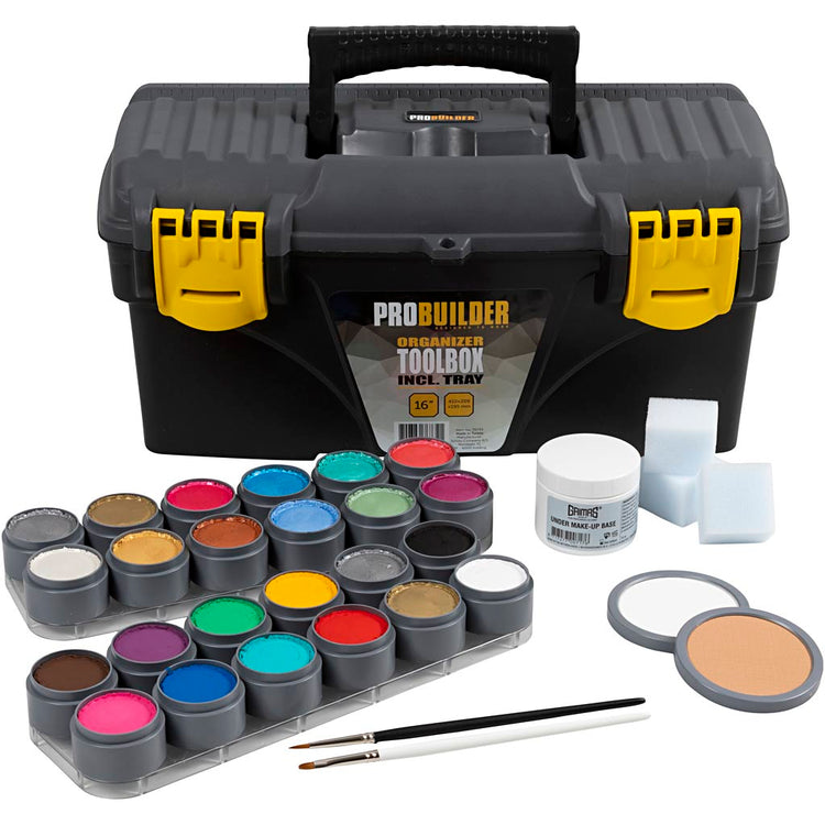 Grimas machen -up -Koffer, verschiedene Farben, 39 Teile 1 Set