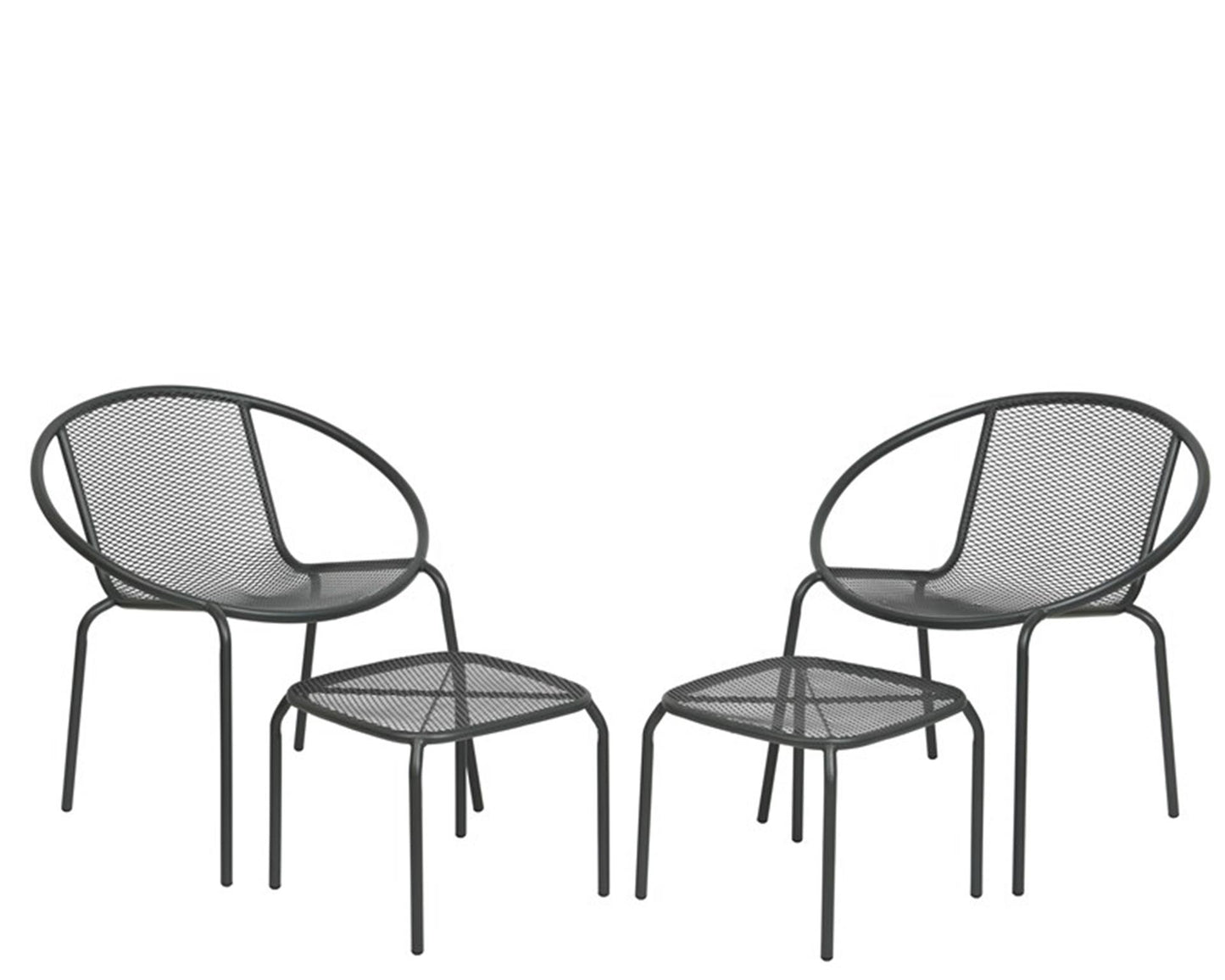 Decoris Vigo Balkonset Anthrazit