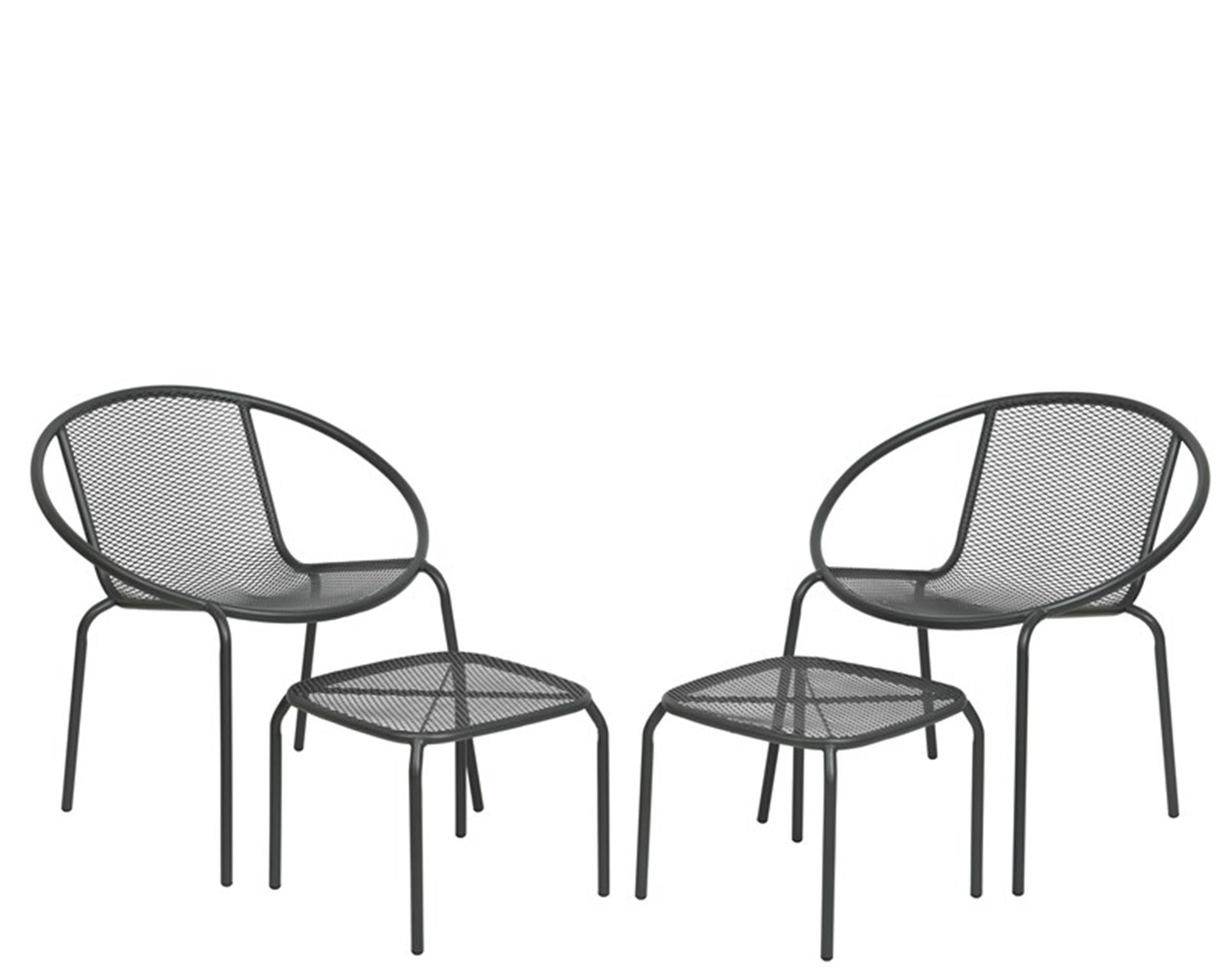 Decoris Vigo Balkonset Anthrazit