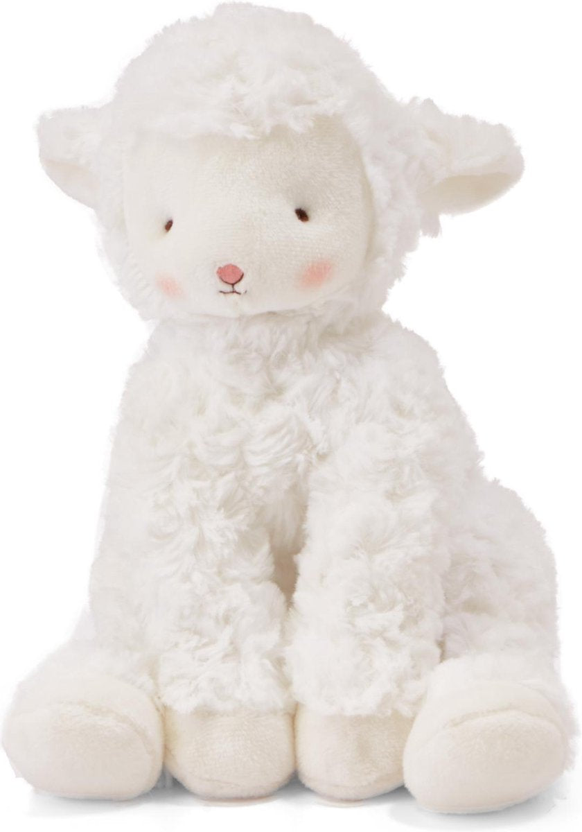Bunnies by the Bay Kiddo das Lamm Kuscheltier – Stofftier – gestickte Details – Lamm – 33 cm – weiß