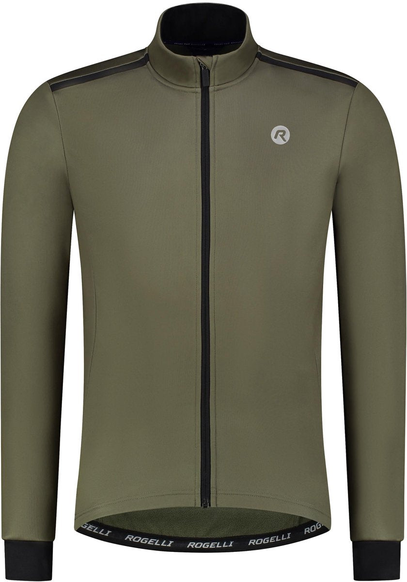 Rogelli Core Fahrradjacke – Winterjacke Herren – Comfort Fit – Grün – Größe XXL