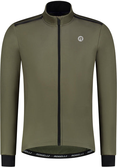 Rogelli Core Fahrradjacke – Winterjacke Herren – Comfort Fit – Grün – Größe XXL