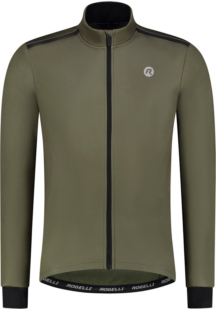 Rogelli Core Fahrradjacke – Winterjacke Herren – Comfort Fit – Grün – Größe XXL