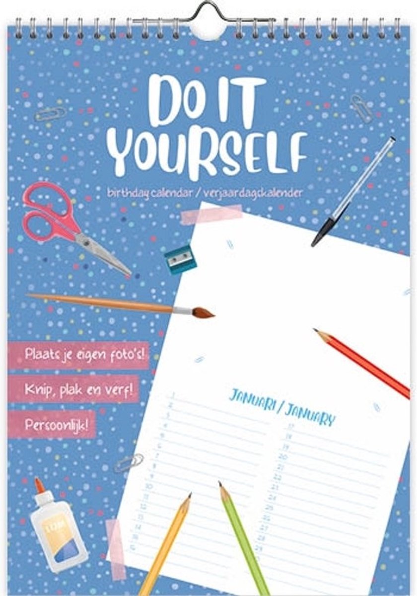 Comello Do-it-yourself-Geburtstagskalender – A4