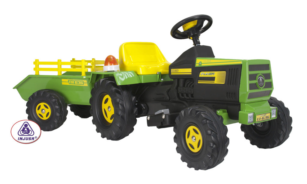 Injusa Basic Electric Children's Tractor 6V Green