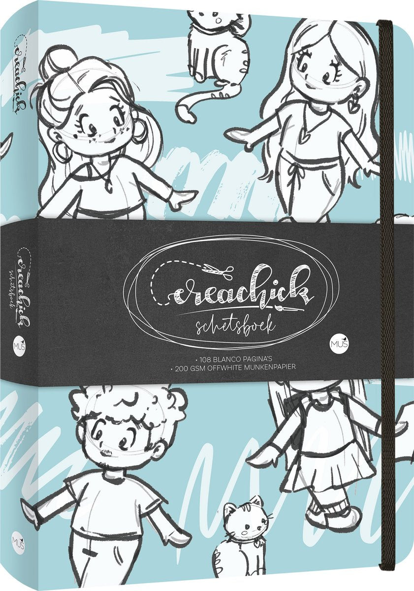Kluitman Skizzenbuch Creachick Blau