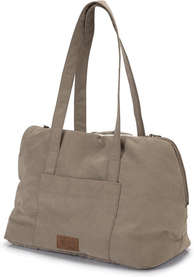 Entworfen von Lotte Bundu Hundetragetasche – Hundetasche – für kleine Hunde – stabiler Boden – beige – 40 x 20 x 28 cm