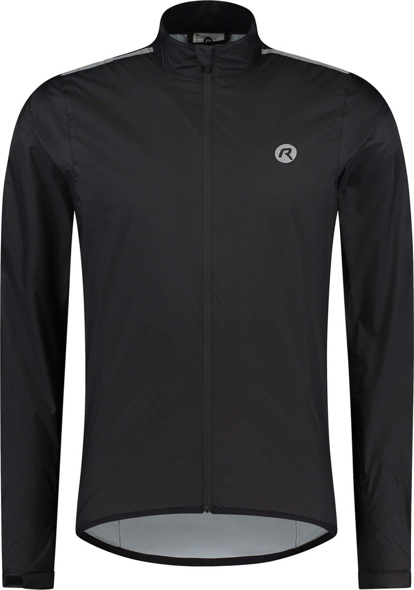 Rogelli Core Fahrrad-Regenjacke Herren – wasserdicht – Schwarz – M