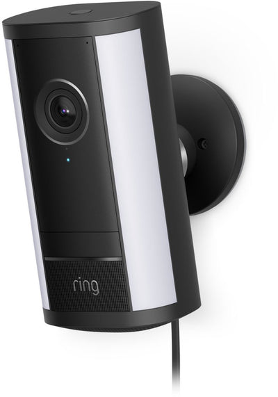 Ring Außenkamera Pro (neueste Generation) – Plug-in – Schwarz – 4k