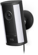 Ring Außenkamera Pro (neueste Generation) – Plug-in – Schwarz – 4k