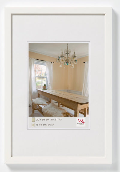 Walther Paprika – Holzrahmen – Fotogröße 29,7 x 42 cm (A3) – weiß