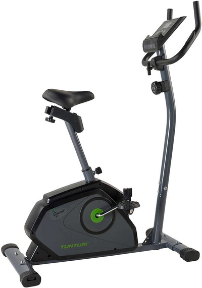 Tunturi Cardio Fit B40 Heimtrainer – 8 Widerstandsstufen – ausgestattet mit Tablet-Halterung und Transporträdern – Fitnessfahrrad mit tiefem Einstieg