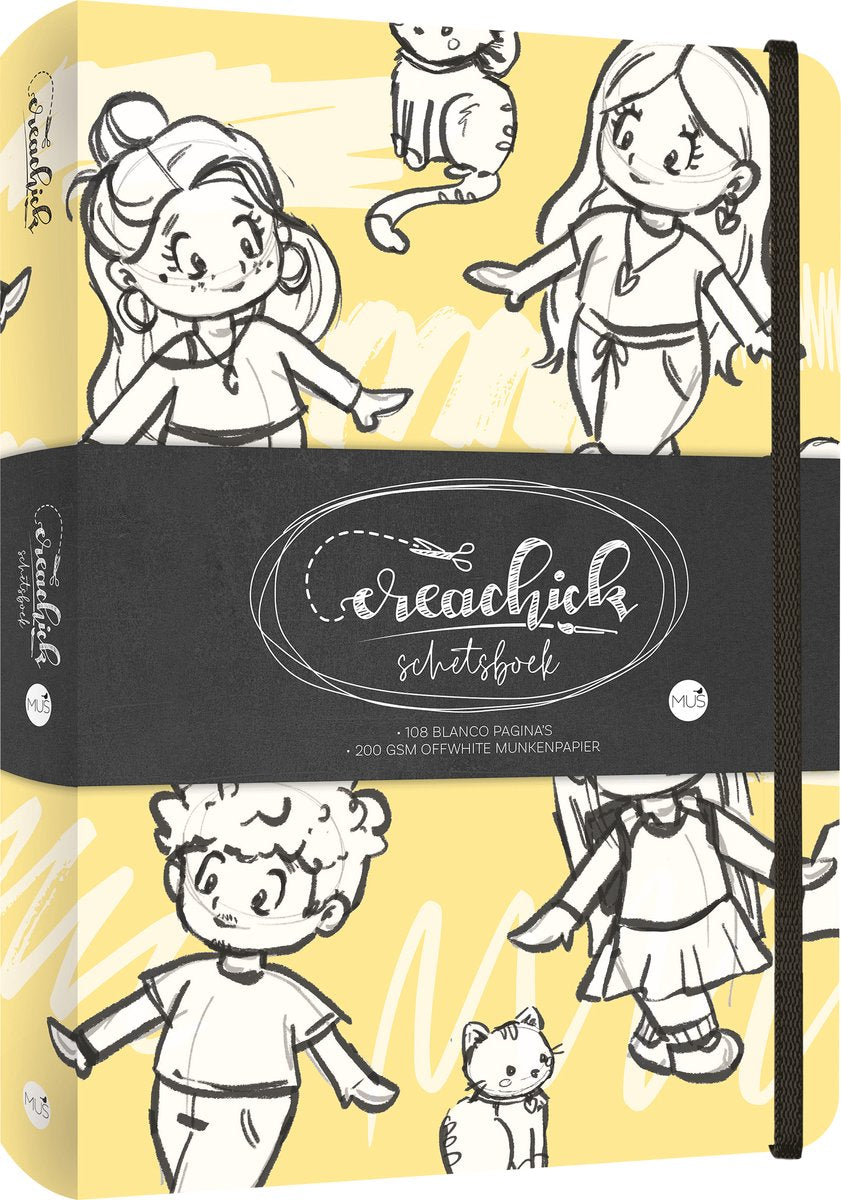 Kluitman Skizzenbuch Creachick Gelb