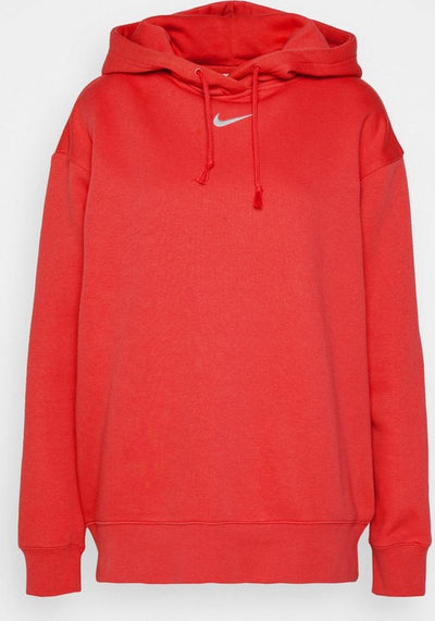 Nike W NSW Phnx Flc OS Po Hoodie Damen Sportpullover – Rot – Größe M