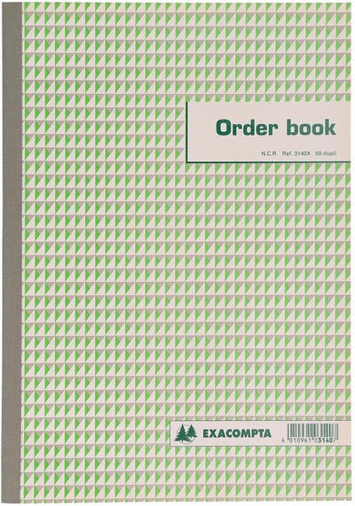 Bestellbuch Exacompta 3140x 21x29,7cm unbedrucktes Zeilenduplikat selbstdurchschreibend nl fr
