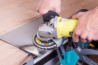 Wolfcraft Fächerscheibe | mit Filz | ø115 x 22mm | 1 Stück - 8424099