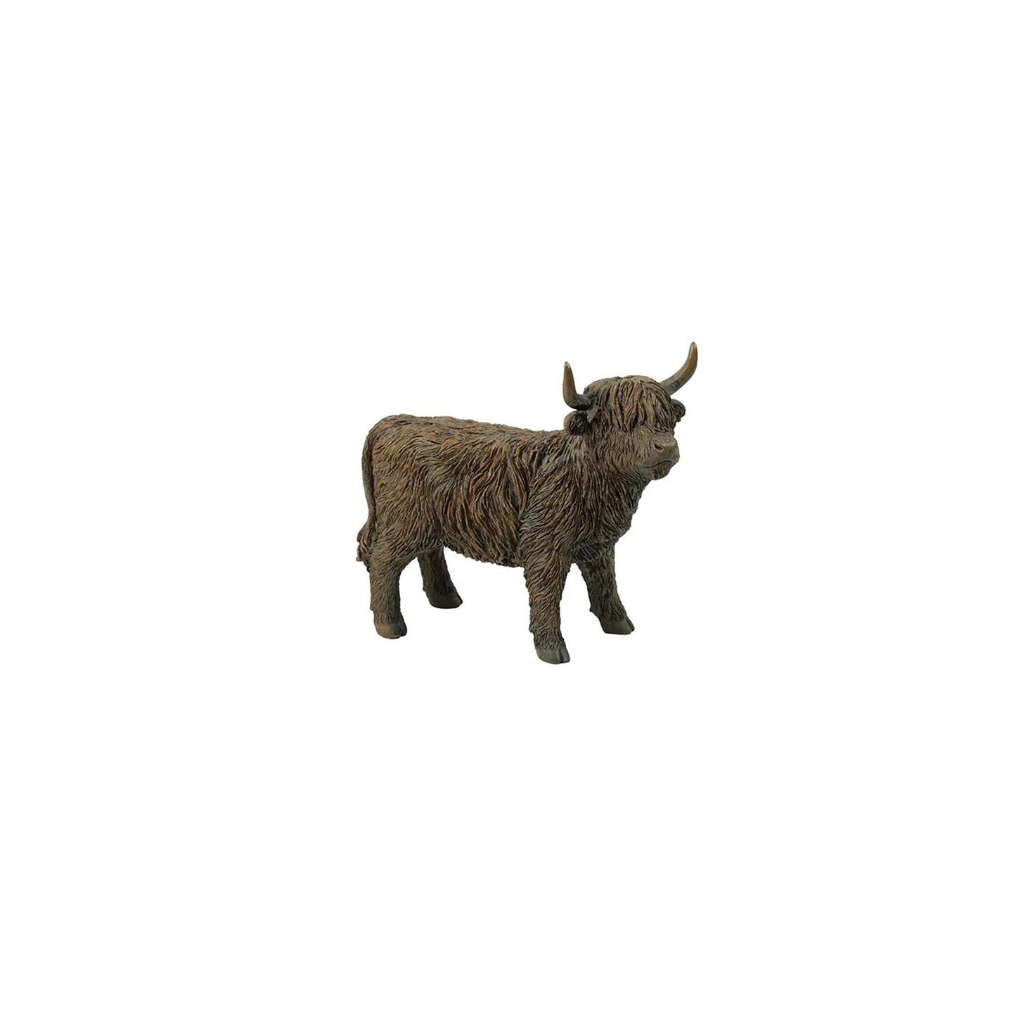 Countryfield-Statue schottischer Highlander braun H16cm