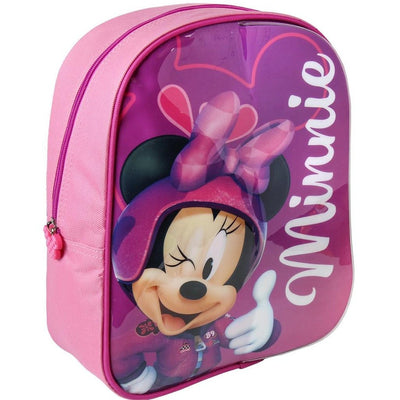 Cerda Minnie Mouse -Rucksack mit Schreibbereich + 2 Markierungen 25x31x10 cm Pink