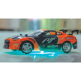 Ninco Ninco RC Fuji Driftauto + Licht 1:18 Orange Schwarz - afbeelding 2