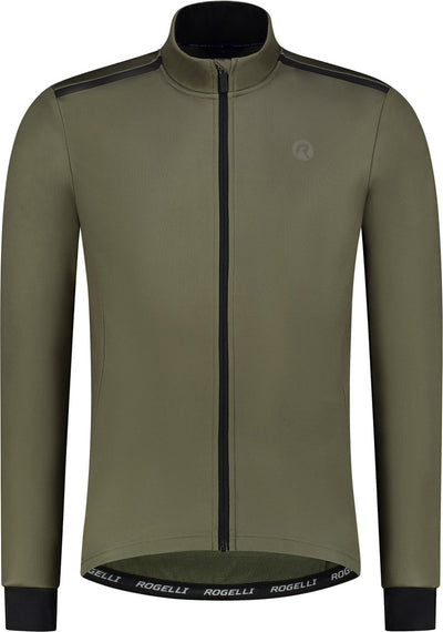 Rogelli Core Fahrradjacke – Winterjacke Herren – Comfort Fit – Grün – Größe S